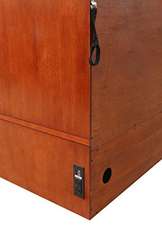 Paradiseo Murphy Cabinet Chest Bed with Charging Station 6 Inch, Queen