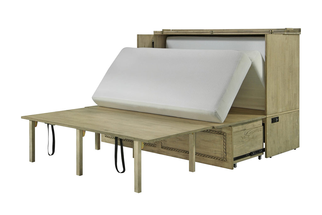 Mega Solutions Limited Edition Venetian Murphy Cabinet Bed (Antique Oak)