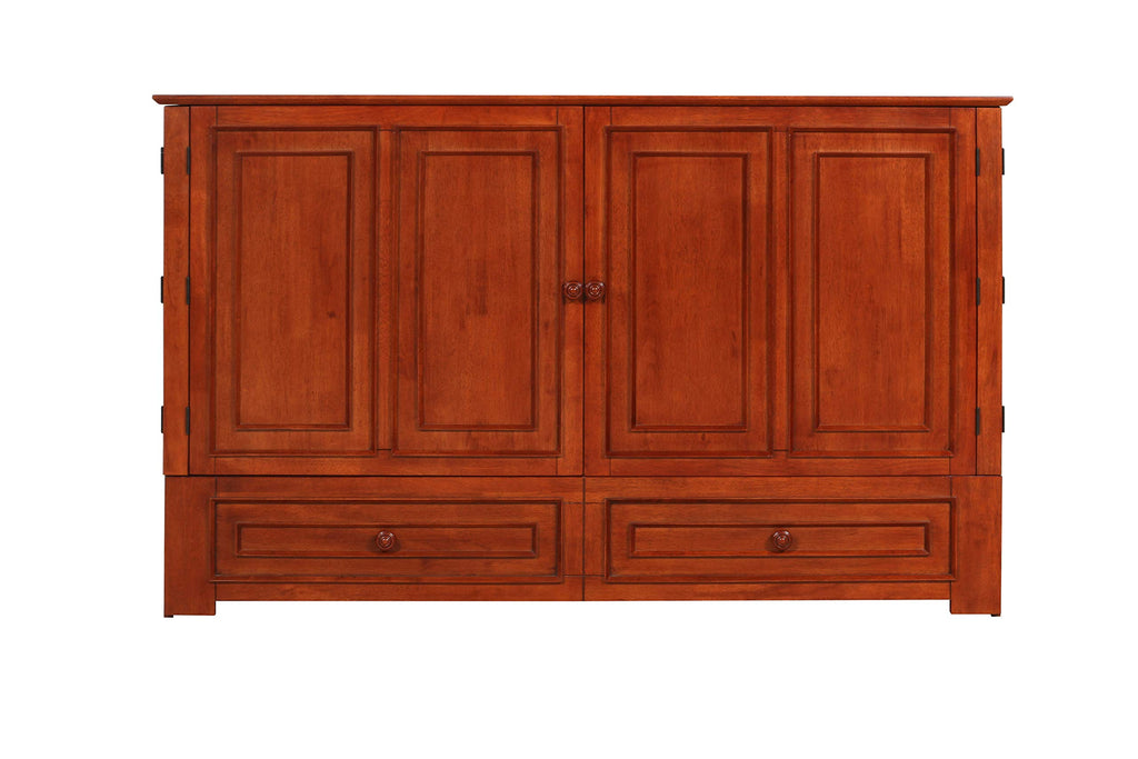 Paradiseo Murphy Cabinet Chest Bed with Charging Station 8 Inch, Queen