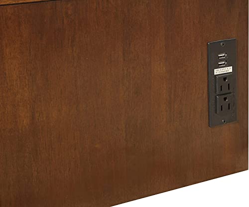 Paradiseo Murphy Cabinet Chest Bed with Charging Station 8 Inch, Queen