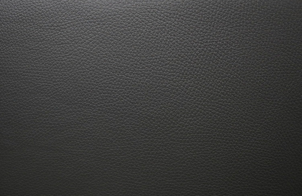 Savoy Full All Around Front and Back Italian Leather Sofa Black