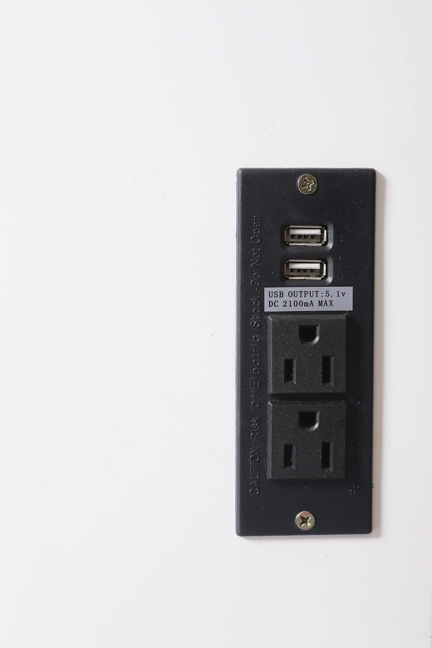 Emurphybed Daily Delight Murphy Cabinet Chest Bed with Charging Station, Queen 8 inch (White)