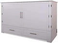 Daily Delight Murphy Cabinet Chest Bed with Charging Station 6 Inch, Queen