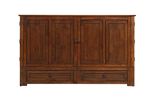 Paradiseo Murphy Cabinet Chest Bed with Charging Station 6 Inch, Queen