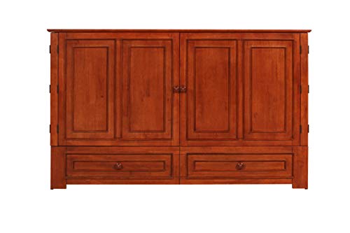 Paradiseo Murphy Cabinet Chest Bed with Charging Station 6 Inch, Queen