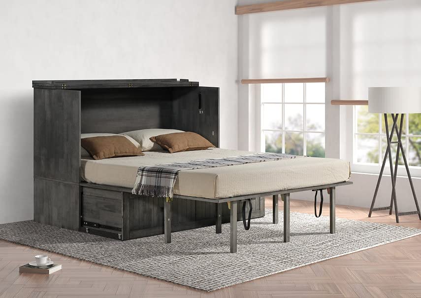 Tuscany Galaxy Grey with Charging Station 6 Inch, Queen