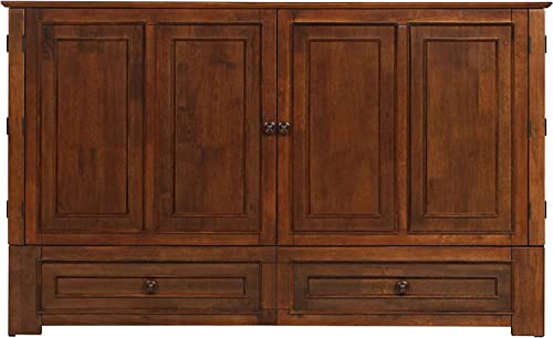 Paradiseo Murphy Cabinet Chest Bed with Charging Station 8 Inch, Queen