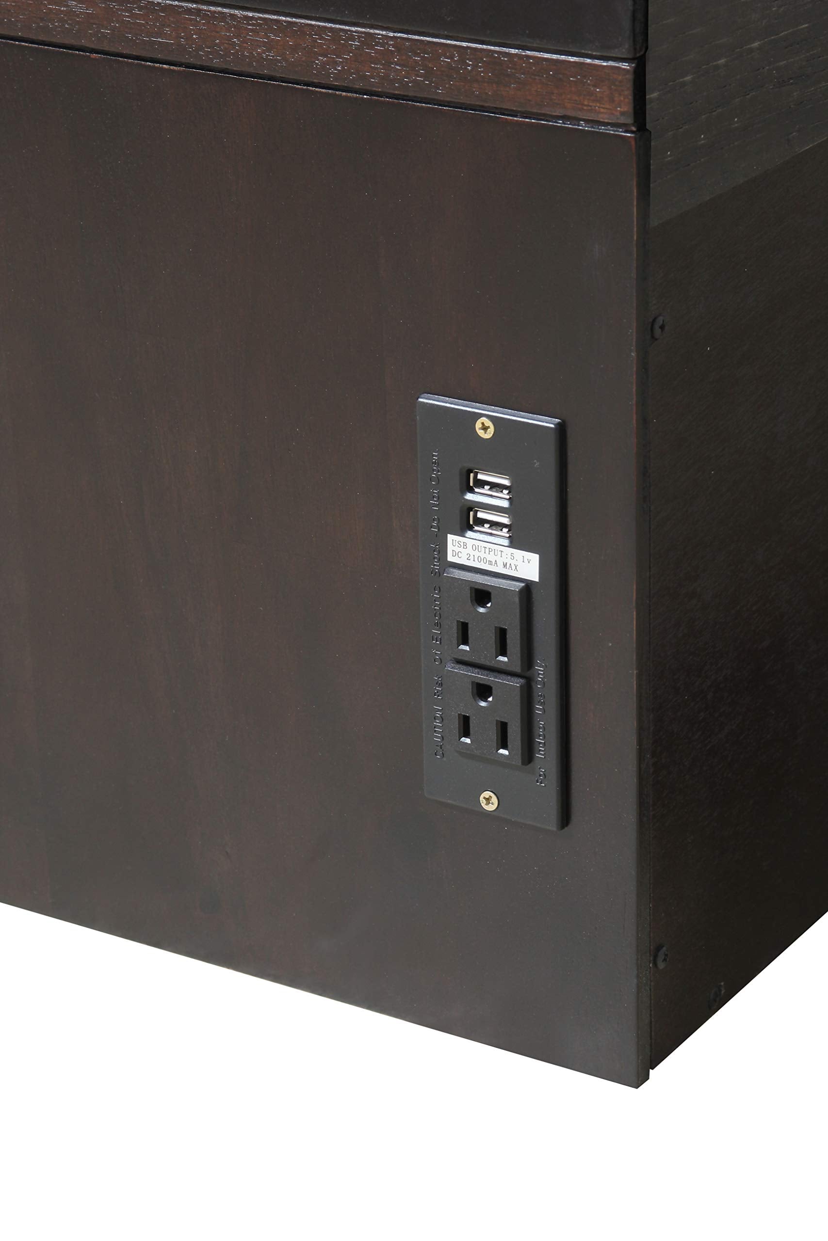 Daily Delight Murphy Cabinet Chest Bed with Charging Station 6 Inch